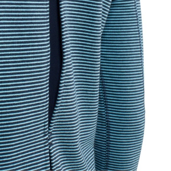 Lululemon Bliss Break Hoodie Size 6 Wagon Stripe Inkwell Blue Moon / Ink… - Picture 3 of 13